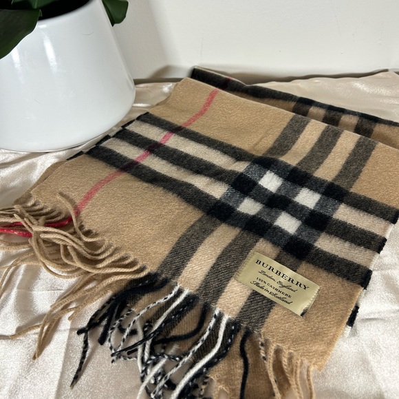 Burberry Accessories - Authentic Burberry Class Retail Store Long Scarf CashMere